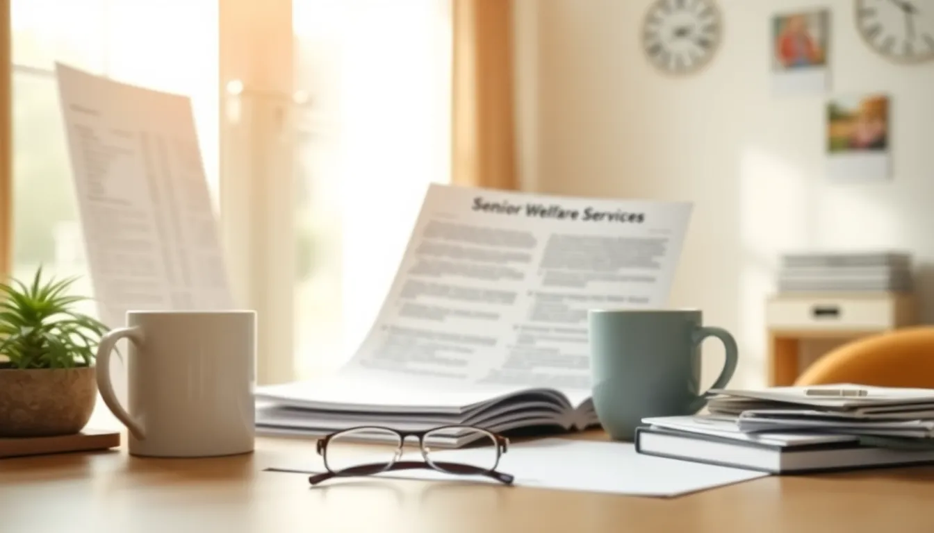 노인복지센터 전경 및 내부 모습