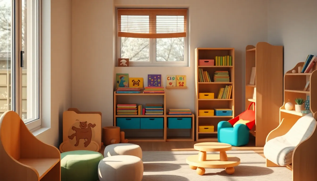 아이들이 공동육아나눔터에서 즐겁게 노는 모습