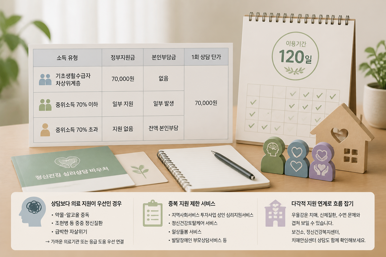 노인 우울증 상담 전 확인할 비용과 제외 조건